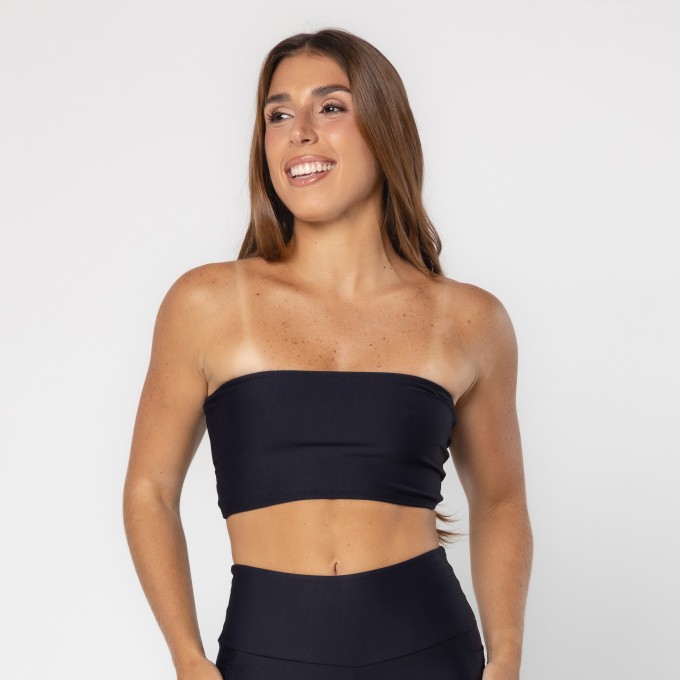 Top Faixa Sarah Preto