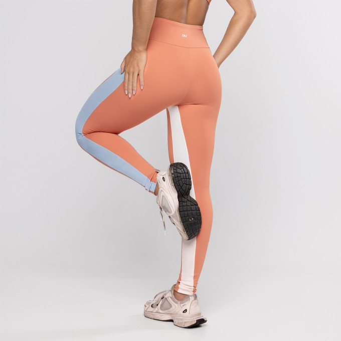 Legging Pearls Brandied Melon