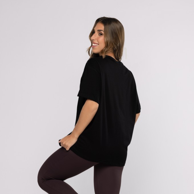 T-Shirt Ondas Do Mar Preto