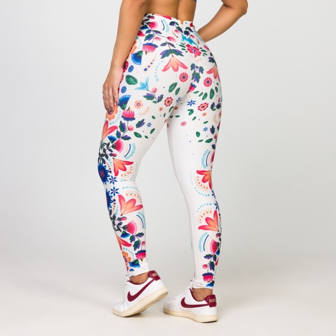 Legging Básica Estampada Boho