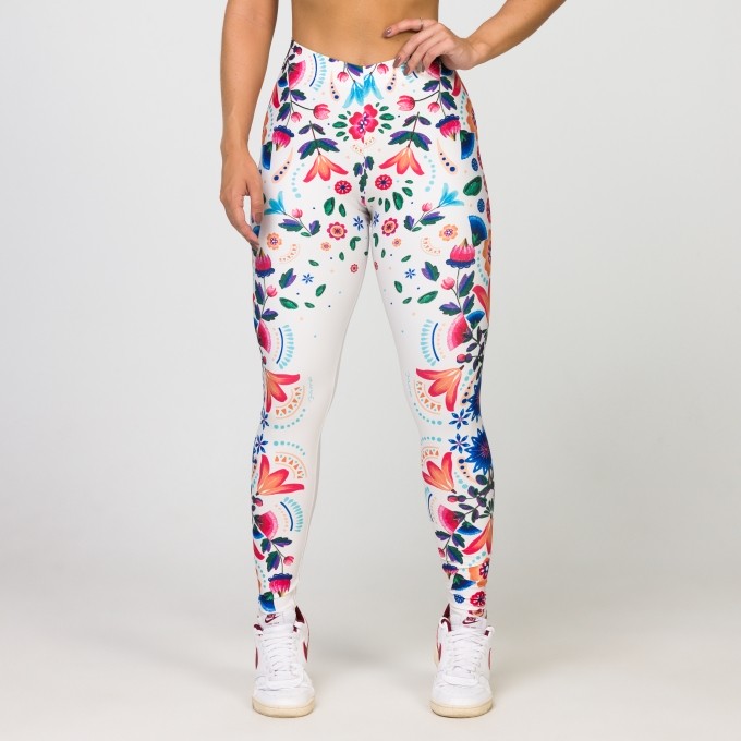 Legging Básica Estampada Boho