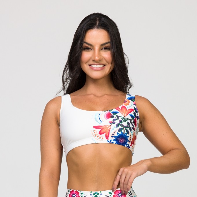 Top 2 em 1 Estampa Boho