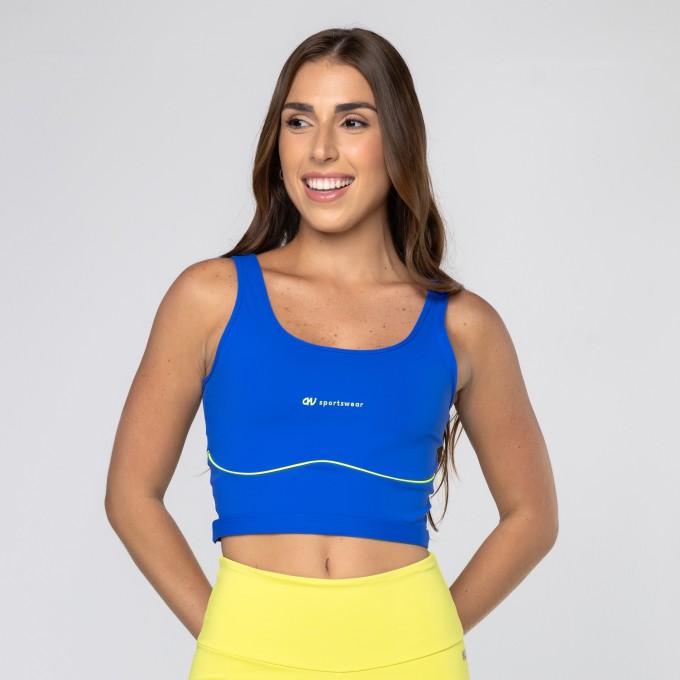 Top Azul Disco