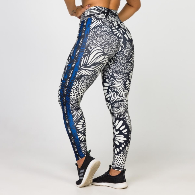 Legging Básica Estampa Nanquim