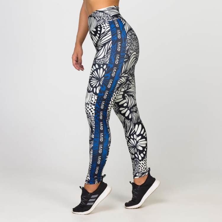 Legging Básica Estampa Nanquim