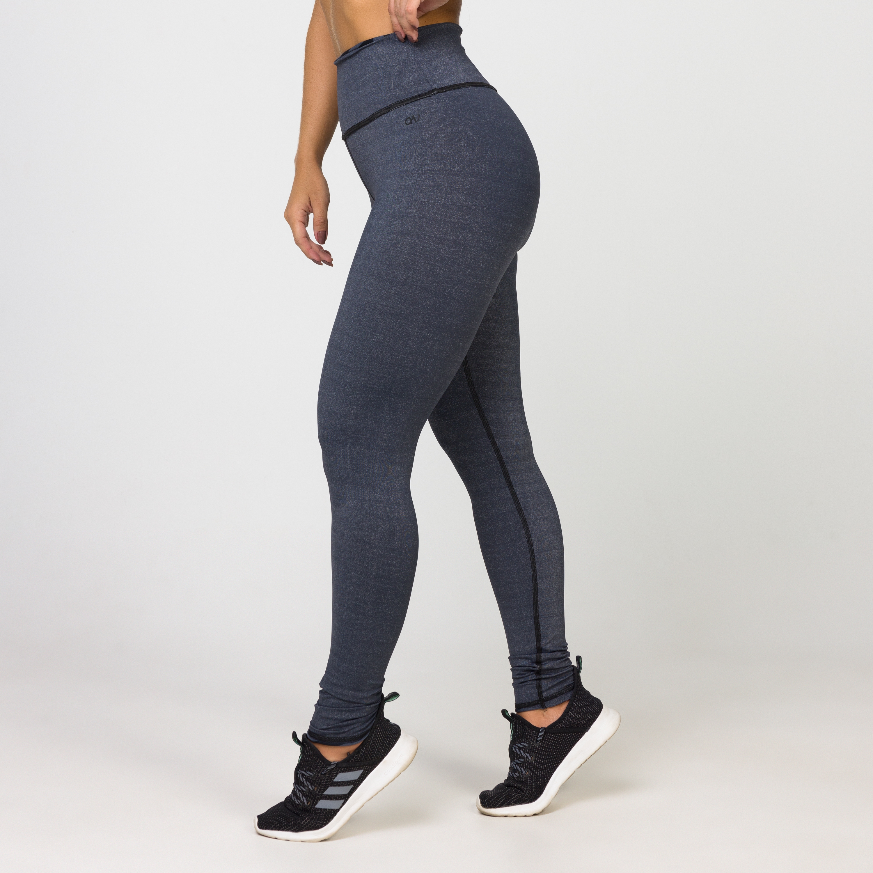 Legging Cinza Dupla Face Organic Avvi