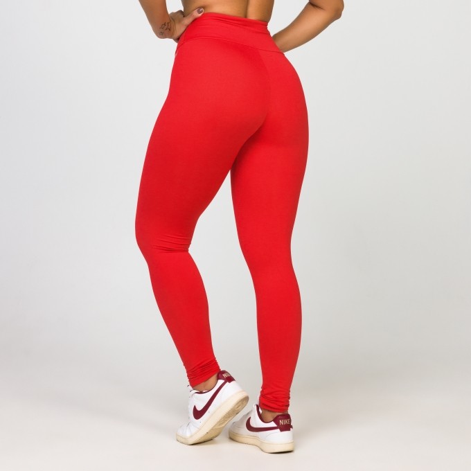 Legging Básica Vermelha