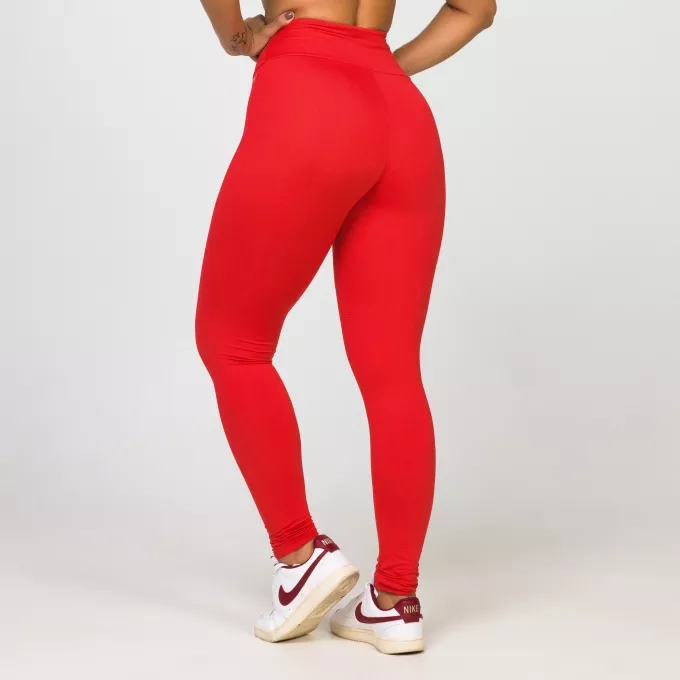 Legging Básica Vermelha