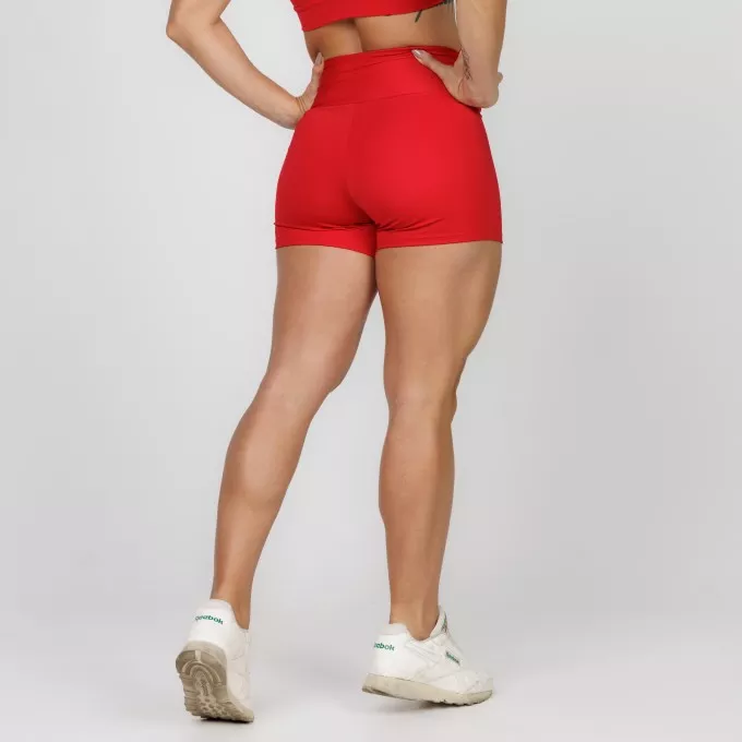 Short Vermelho Básico Poliéster