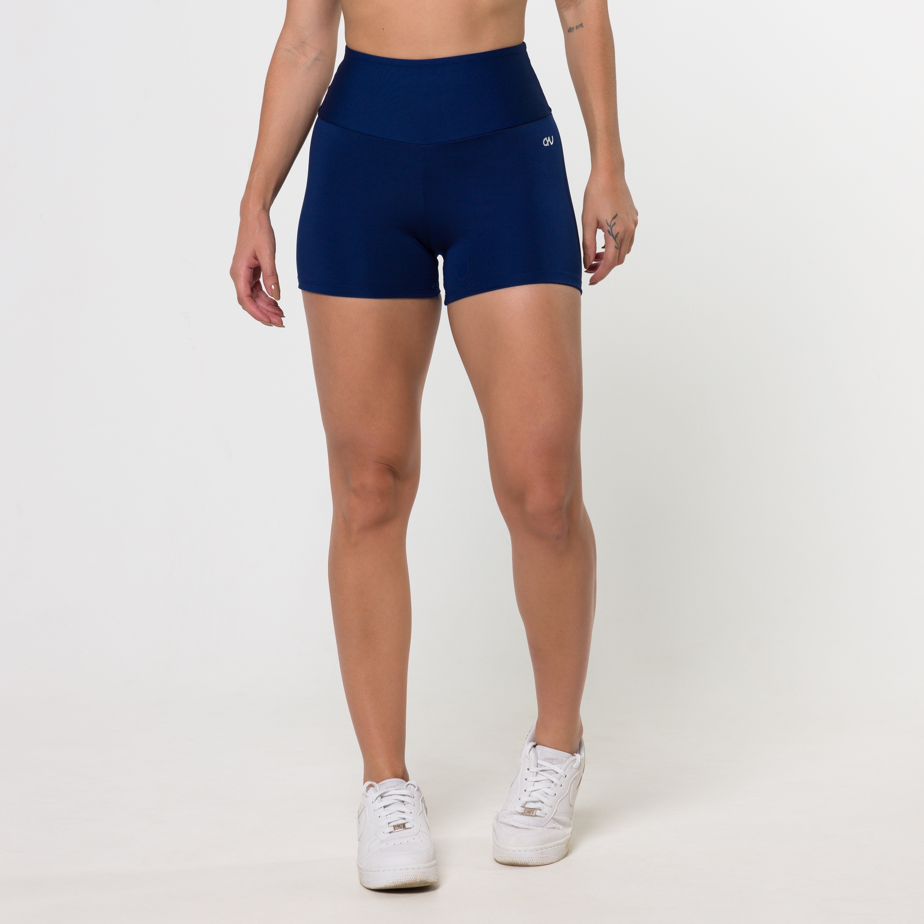 Short Marinho B sico Poli ster Avvi