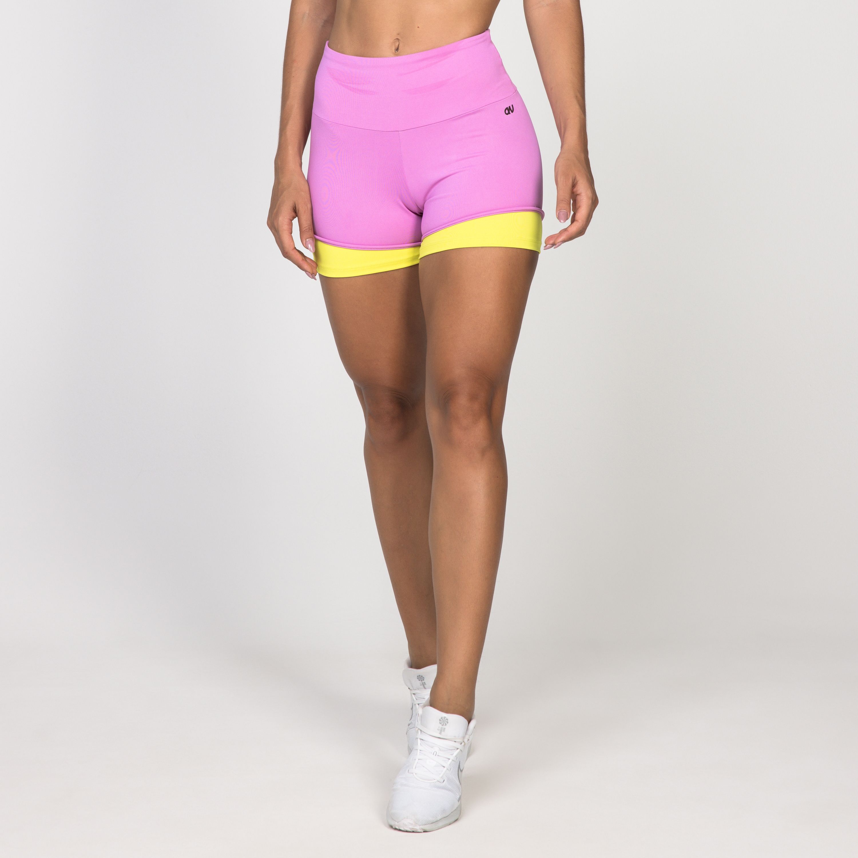 Girls Booty Shorts in Neon Candy