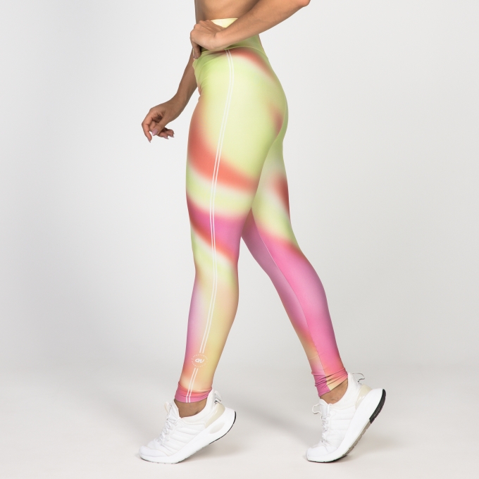 Legging Básica Estampa Liquify