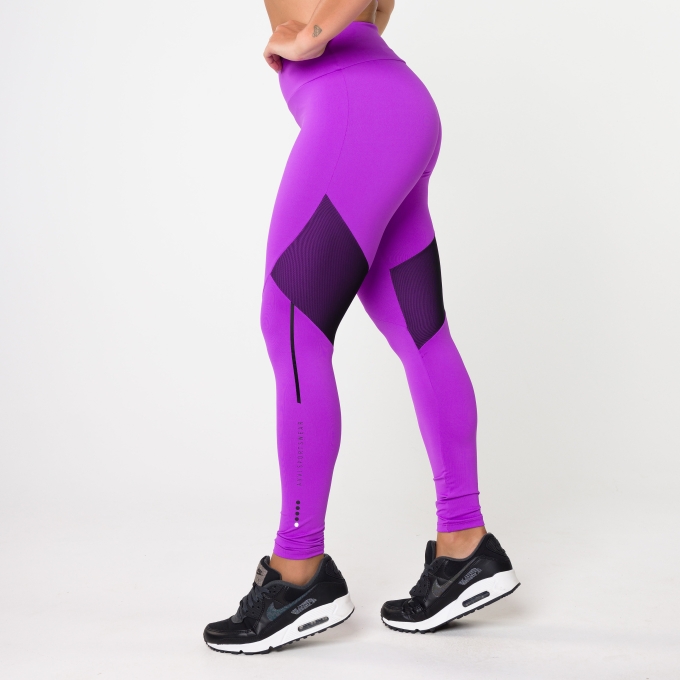 Calça Legging Lilás Tule e Silk X