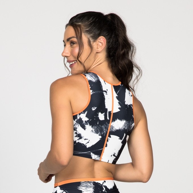 Top Estampado Pincelada