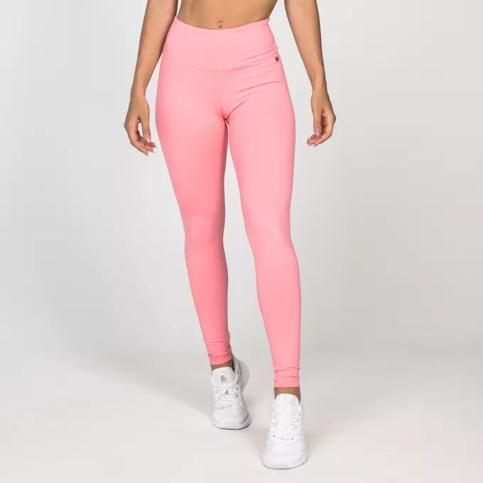 Legging Poliamida Básica Rosa Candy