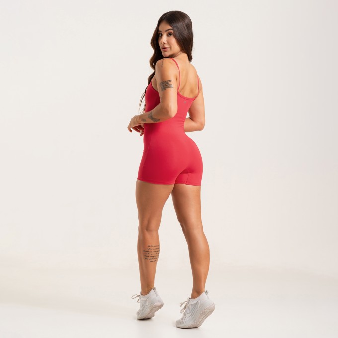 Macaquinho Smile Vermelho