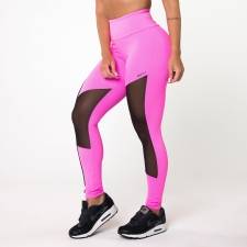 Calças legging shop com tule