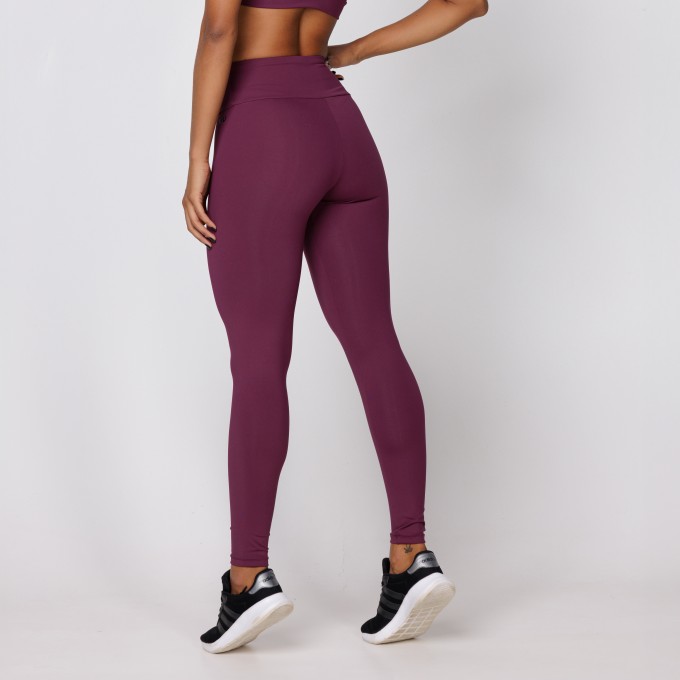 Legging Poliamida Básica Malbec
