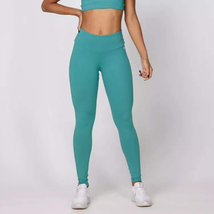 LEGGING POLIAMIDA BÁSICA CHÁ VERDE