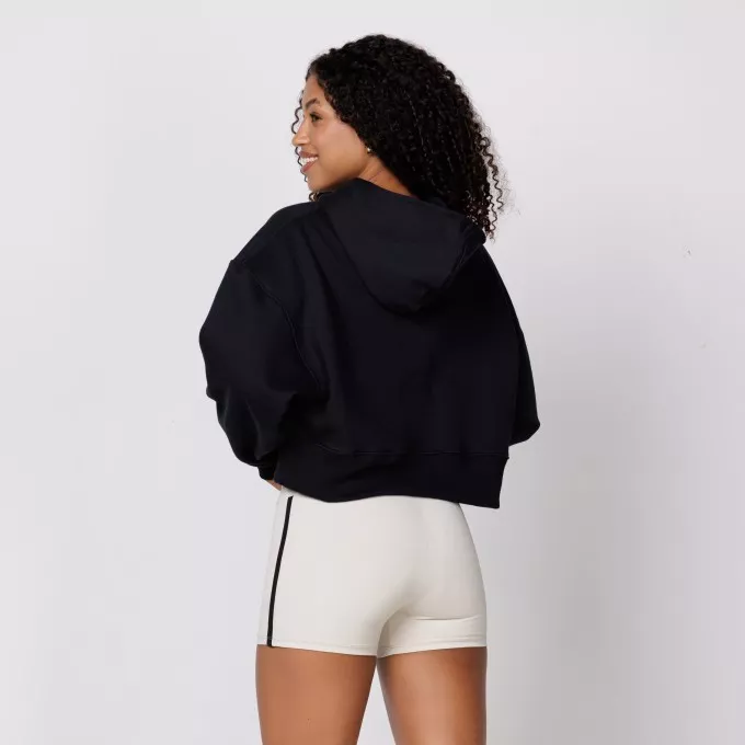 MOLETOM CROPPED UNK PRETO