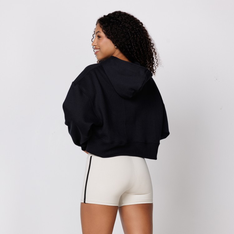 MOLETOM CROPPED UNK PRETO