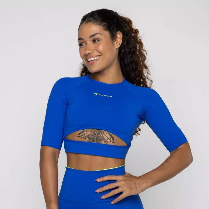 Top Azul New Wave