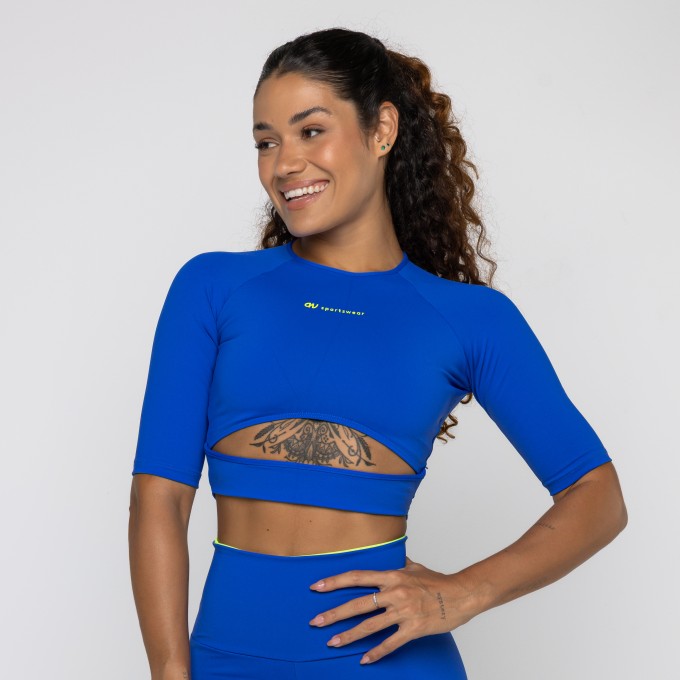 Top Azul New Wave