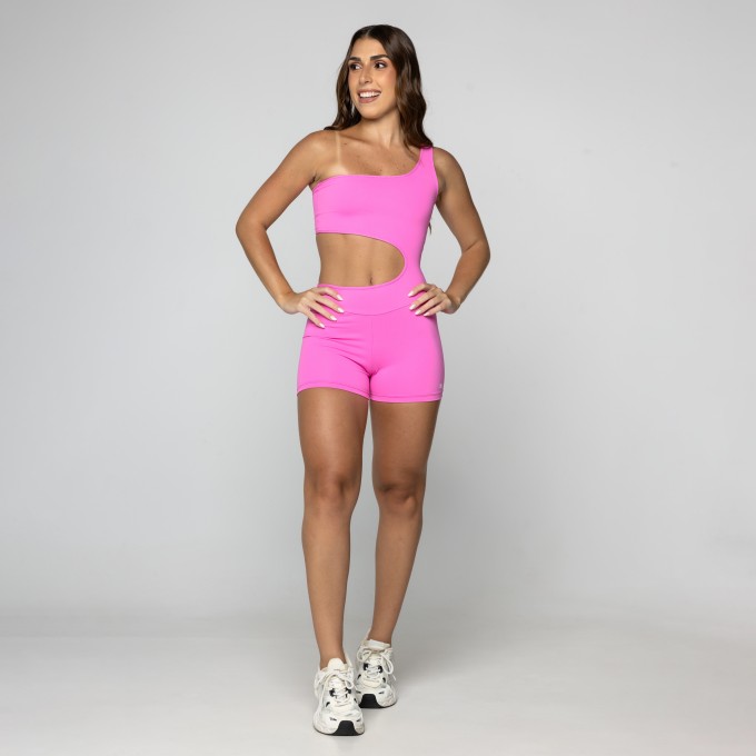 Macaquinho Assimétrico Viva Pink
