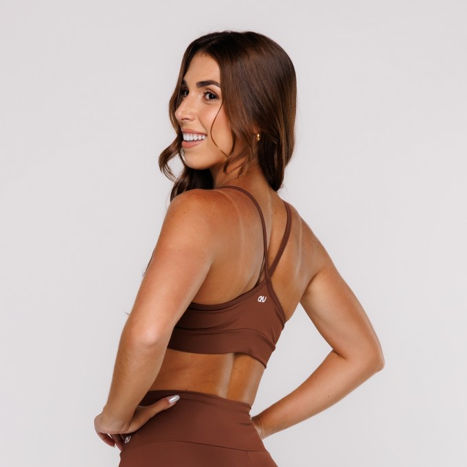 Top Básico Decote U Capuccino