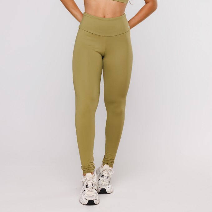 LEGGING POLIAMIDA BÁSICA PISTACHE