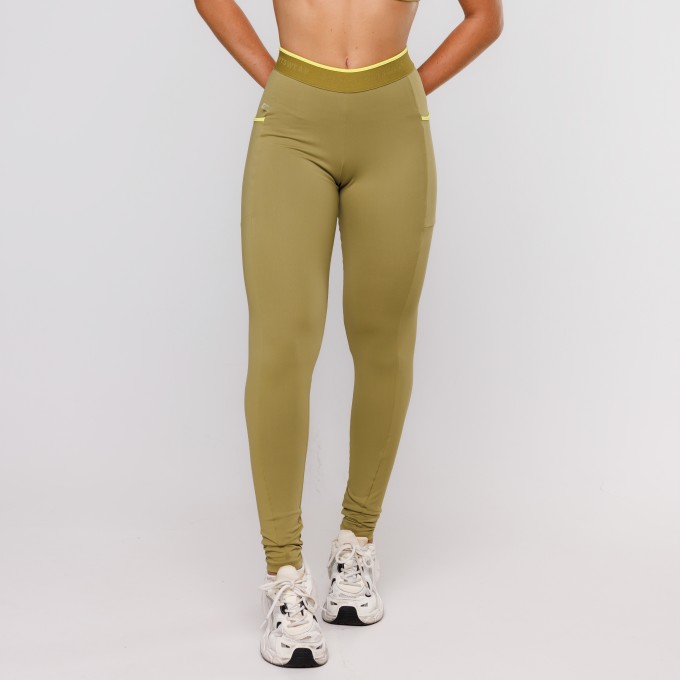 LEGGING CURVES PISTACHE