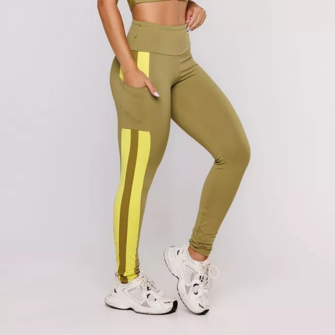 LEGGING STAR PISTACHE