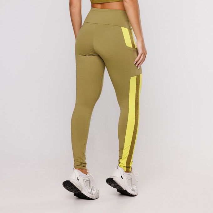 LEGGING STAR PISTACHE