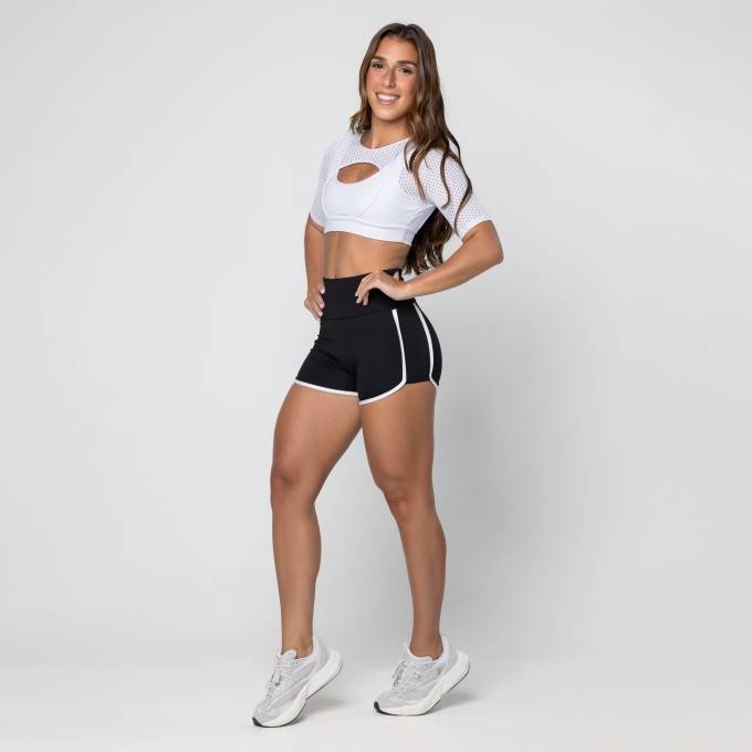 Top Branco Mesh - Avvi