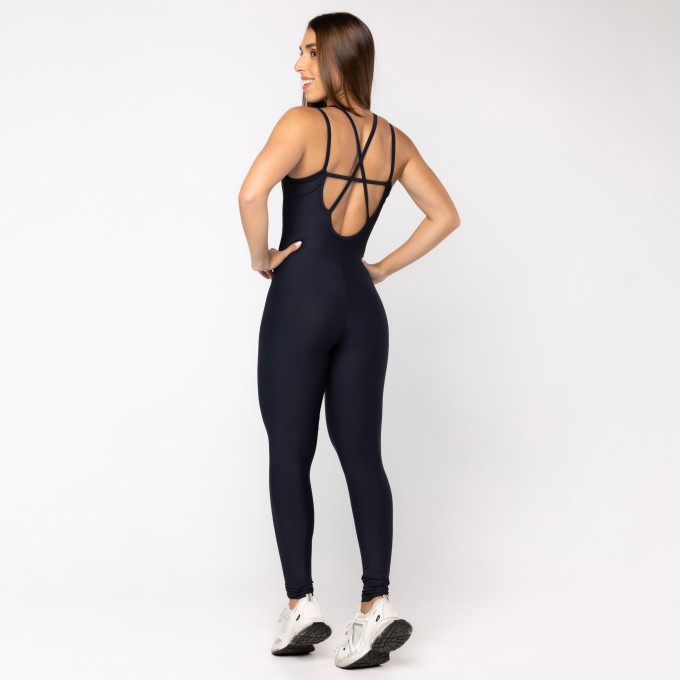 Macacão Frame Preto