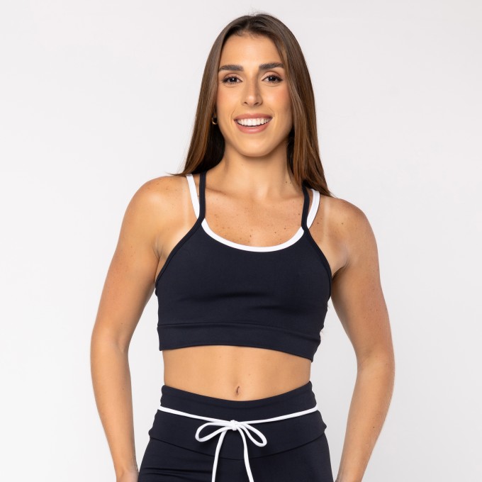 Top Symetrie Preto