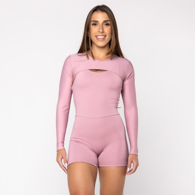 Top Manguinha Quartzo